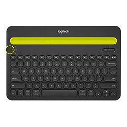 Logitech K480 Wireless Multi-Device Keyboard for Windows, QWERTY Pan Nordic Layout - Black