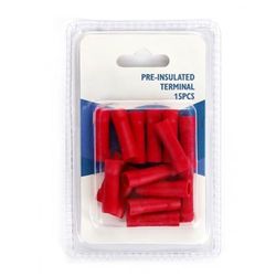 Voorgeïsoleerde terminal BV5.5, rood, 15 stuks/blisterkaart