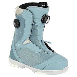 Nitro Dames heren Cypress Boa Dual '23 All Mountain Freestyle snelsluitsysteem boot snowboardboot, blauw-grijs, MP 23,5 // EU 36 2/3 // US 6