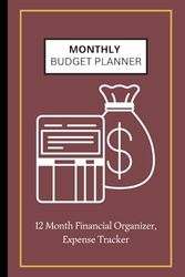 Finance Budget Planner : 12 Month Financial Organizer, Expense Tracker,: Undated Account Book.