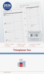 rido/idé Weekly Calendar Time Planner Fun 2026 | A7
