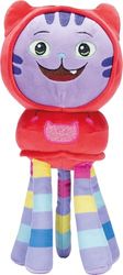 Schmidt Spiele 42789 Gabbys Dollhouse DJ Herbe à Chat, en Peluche, 28 cm, Noir