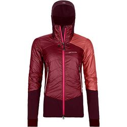 ORTOVOX Swisswool Piz Palü Jacket W, Giacca Donna, Rosso (Dark Blood), L