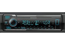 Kenwood autoradio USB, Bluetooth, iPhone, Dab+, KMM-BT508DAB, Noir