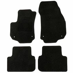 DBS Tapetes de carro - à medida - tapetes de carro - 4 unidades. - Moqueta em preto 600 g/m² - modelo One - 1765696, padrão