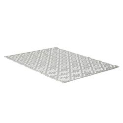 greemotion Tapete santo para uso interior e exterior de polipropileno 100%, tapete de cor bege com um padrão, 200 x 150 cm