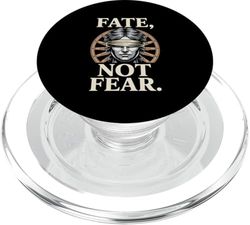 Fate Not Fear Stoic Courage Over Emotion Stoicism PopSockets PopGrip for MagSafe