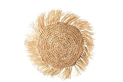 Jolipa - Cojín Redondo, diseño de Rafia Natural