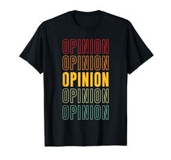 Orgullo de Opinión, Opinión Camiseta