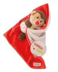 NICI 22 x 22 cm avec Peluche Douce Hérisson 12 cm sur la Carte Doudou sur Le Dessus Taille Unique