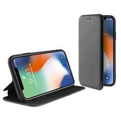 KSIX smart your tech Flip Case for iPhone 11 Pro MAX, Rigid, Black