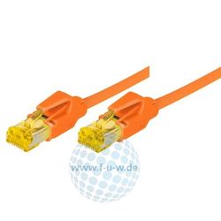 Lappkabel S/FTP, PiMF, CAT 6 a, orange, 10,0 m