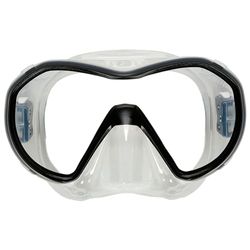 AQUALUNG PLAZMA Maschera Subacquea Adulti Panoramica Senza Montatura, Vari Modelli di Lenti, Fibbie a Regolazione Rapida, Custodia Protettiva Riutilizzabile, per Immersioni e Snorkeling