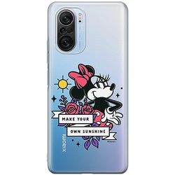 ERT GROUP mobiltelefonfodral för Xiaomi MI 11i/ REDMI K40/K40 PRO/POCO F3/ F3 PRO originalt och officiellt licensierat Disney mönster Minnie 073, gedeeltelijk transparant