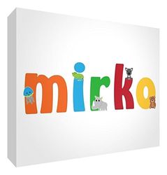Little Helper LHV-MIRKO-515BLK-15IT Panneau décoratif pour nouveau-né/baptême Idée cadeau 10.5 x 14.8 x 2 cm multicolore