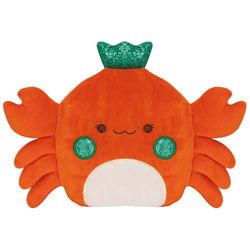Borsa dell'acqua calda 2 in 1 - Peluche piatto Granchio morbido per neonati e bambini, azione calda e fredda, borsa dell'acqua calda per forno a microonde, perline in ceramica, adatto a tutte le età,