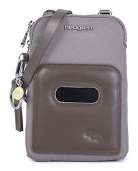 Hedgren Cortado, Phone Bag + RFID Unisex Adulto, Vintage Taupe, Talla única