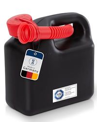 Hunersdorff 810900 bränsleburkar standard 3 l, HDPE svart, med UN-certifiering, pipa, 3
