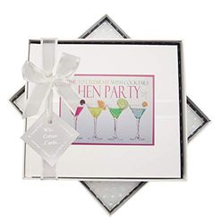 White Cotton Cards HC3 neon "Time to celebrate con cocktail addio al nubilato libro degli ospiti