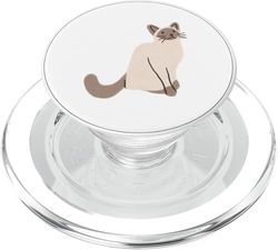 PopSockets - Agarre para teléfono - Cat PopSocket - Cat PopSockets PopGrip para MagSafe