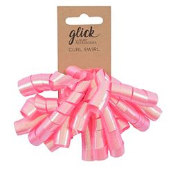 Glick Curl Swirl Bow Candy Pink, Candy Pink Curl Swirl Bow for Gift Wrapping, Arts and Crafts Curl Swirl Candy Pink Bow, CS03