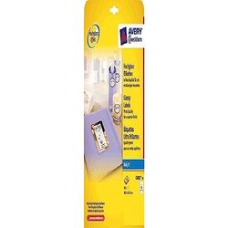Avery Zweckform C6081-10, 10 Fogli, Etichette Glossy 88,9 x 63,5 mm