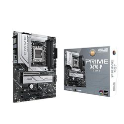 ASUS PRIME X670-P CSM moederbord socket AMD AM5 (Ryzen 7000, ATX, PCIe 5.0, 3x M.2, DDR5-geheugen, ASUS Corporate Stable Model, ASUS Control Center Express)