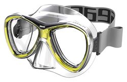 SEAC Amalfi, siliconen snorkelmasker met dubbele lens