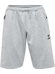 hummel Hmlmove Grid Cotton-Pantaloncini, Grigio, M Uomo