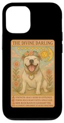 The Pitbull Vintage Pit Bull Tarot Card The Darling Pitbull Case for iPhone 12/12 Pro