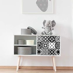 Ambiance Sticker Autocolantes adesivos para móveis, autocolantes, azulejos de cimento, decoração para mesas, armários, cómodas, prateleiras, 40 x 60 cm
