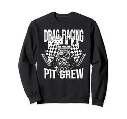 Drag Racing Pit Crew - American Drag Racer Felpa