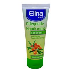 Elina med Crema per le mani nutriente all'olivello spinoso, tubetto da 75 ml