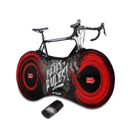ERRECOM 1000 Miglia Bike Cover, Copertura Protettiva Bici per Trasporto e Stoccaggio in Ambienti Interni, Protegge Bici, Abitacoli, Pavimenti e Pareti dallo Sporco, Universale per Tutte le Bici