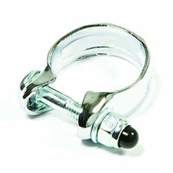 Cicli Bonin Unisex Zinc niño sillín Abrazadera, Plata, 22 mm, Silver, 22 mm