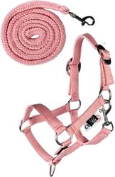 HKM barn hobby Horsing Basic halter och stickad, rosa, en storlek