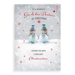 Foto Kerstkaart Son & Partner - 9 x 6 inch - Piccadilly Groeten