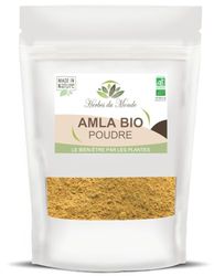 Herbes du Monde - Poudre Amla Bio 250g Certifiée AB: SuperAliment, Booste la Vitamine C, Soutien Digestif & Bien-être Naturel. Riche Nutriments pour Corps/Esprit - 1 sachet