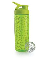 BlenderBottle Signature Sleek Tritan drinkfles met BlenderBall, geschikt als proteïneshaker, eiwitshaker, waterfles of voor fitnessshakes, BPA-vrij, G