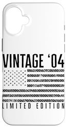 Bandiera degli Stati Uniti d'America Edizione Limitata - Vintage 2004 Custodia per iPhone 16 Plus