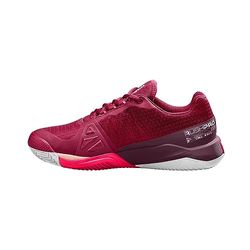 Wilson Rush Pro 4.0 Clay, Sneaker Mujer, Beet Red/White/Tropical Peach, 35 2/3 EU