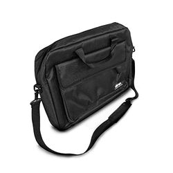 ultron Case Basic Compacte laptoptas, schoudertas, draagtas met vakken voor het opbergen van accessoires, voor laptops tot 15,6 inch (39,6 cm), zwart, 1 stuk, zwart