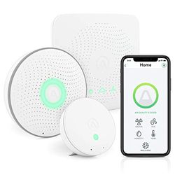 Airthings House Kit, bewakingssysteem voor radon en binnenluchtkwaliteit, meerdere ruimtes