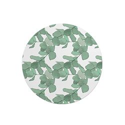 Questo Casa, Round Digital Printed Mouse Pad, Non-Slip Base, for Office and Home, Diameter:22cm