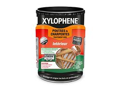 XYLOPHÈNE - Traitement Poutres & Charpentes - Anti Insectes - Traite les Bois de Charpente - Incolore - 5 l