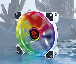 TALIUS - Iris Spectrum RGB/Cronos - Ventilateur, 12 cm, blanc