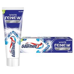 Odol-med3 White reNEW pasta do zębów, do 3 razy skuteczniejsze usuwanie przebarwień*, tworzenie osłony ochronnej dla długo utrzymujących się białych zębów***, 75 ml