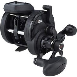 Abu Garcia Ambassadeur Altum DLC, carretel de pesca, bobinas convencionais, pesca convencional, unissexo, preto^prateado, 20 | mão direita
