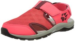 Jack Wolfskin Outdoor Water Action Sandal K, Sportivo, Pink/Grey, 36 EU