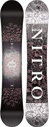 Nitro Snowboards Dames Mystique BRD '23, Allmountainboard, Directional Twin, Gullwing Rocker, All-Terrain